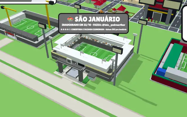 São Januário no mapa do jogo